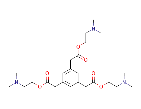 benzene-1,3,5-triyl-tri-acetic acid tris-(2-dimethylamino-ethyl ester)