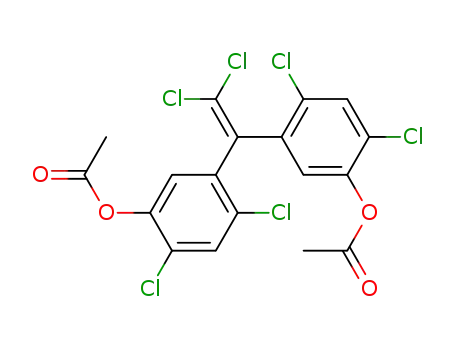 1,1-bis-(5-acetoxy-2,4-dichloro-phenyl)-2,2-dichloro-ethene