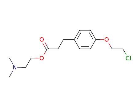 3-[4-(2-chloro-ethoxy)-phenyl]-propionic acid-(2-dimethylamino-ethyl ester)