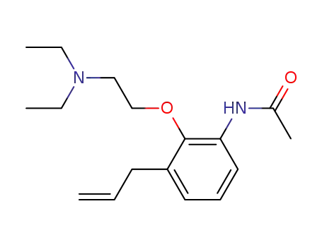 acetic acid-[3-allyl-2-(2-diethylamino-ethoxy)-anilide]