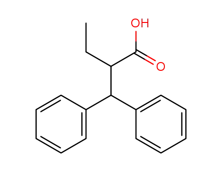 Butyric acid, 2-(diphenylmethyl)-