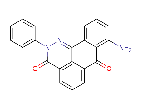 8-amino-2-phenyl-2<i>H</i>-dibenzo[<i>de</i>,<i>h</i>]cinnoline-3,7-dione