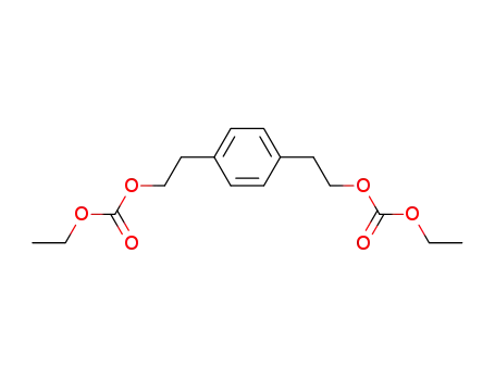 1,4-bis-(2-ethoxycarbonyloxy-ethyl)-benzene