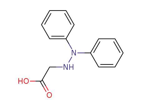 Molecular Structure of 861086-00-2 ((<i>N</i>',<i>N</i>'-diphenyl-hydrazino)-acetic acid)