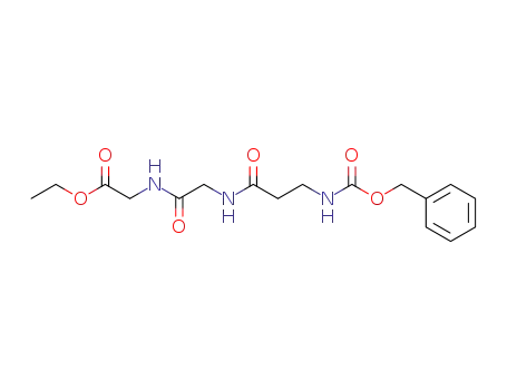 Molecular Structure of 109592-86-1 (Z-β-Ala-Gly-Gly-OEt)