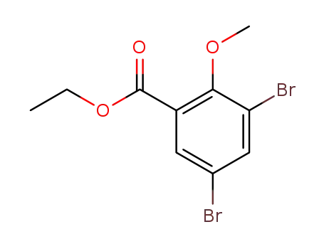 3,5-dibromo-2-methoxy-benzoic acid ethyl ester