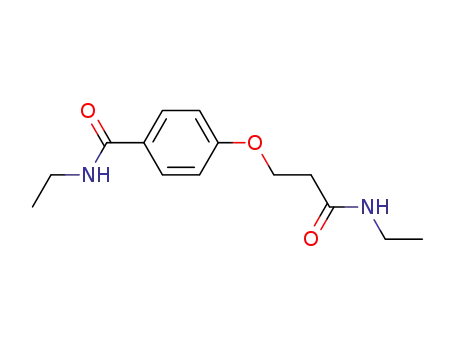 3-<4-Aethylcarbamoyl-phenoxy>-propionsaeure-aethylamid