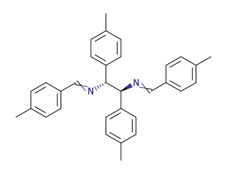 (1R,2S)-1,2-Di-p-tolyl-N,N'-bis-[1-p-tolyl-meth-(E)-ylidene]-ethane-1,2-diamine