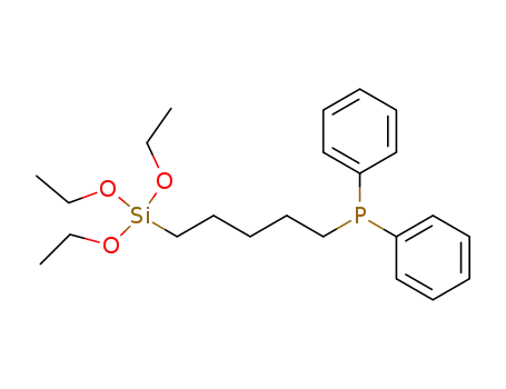 Molecular Structure of 52090-20-7 (Phosphine, diphenyl[5-(triethoxysilyl)pentyl]-)