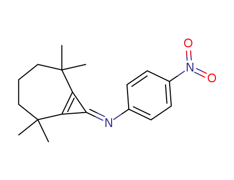 (4-Nitro-phenyl)-(2,2,6,6-tetramethyl-bicyclo[5.1.0]oct-1<sup>(7)</sup>-en-8-ylidene)-amine