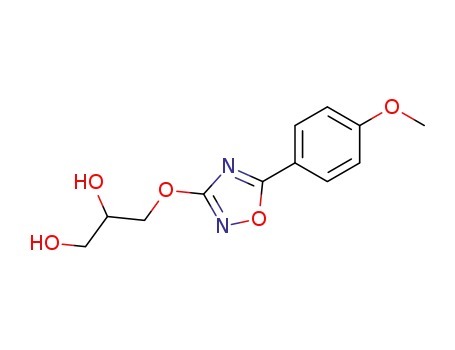 3-[5-(4-methoxy-phenyl)-[1,2,4]oxadiazol-3-yloxy]-propane-1,2-diol