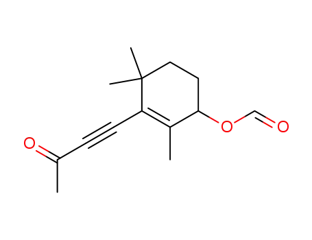 Formic acid 2,4,4-trimethyl-3-(3-oxo-but-1-ynyl)-cyclohex-2-enyl ester