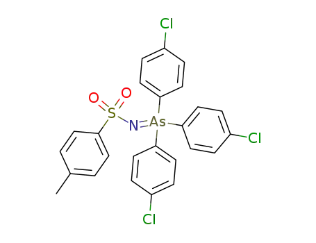 Tris-(p-chlor-phenyl)-arsin-p-toluol-sulfonylimin