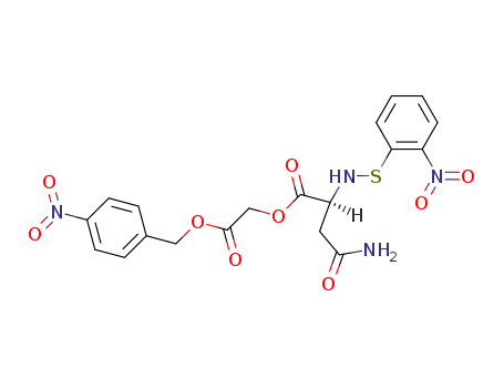 O-<N-(o-Nitrophenylmercapto)-asparaginyl>-glykolsaeure-p-nitrobenzylester
