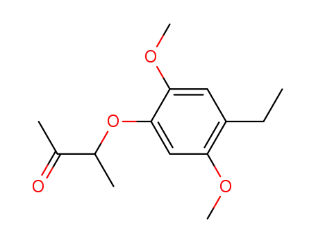 3-(2,5-Dimethoxy-4-ethyl-phenoxy)-butanon-<sup>(2)</sup>