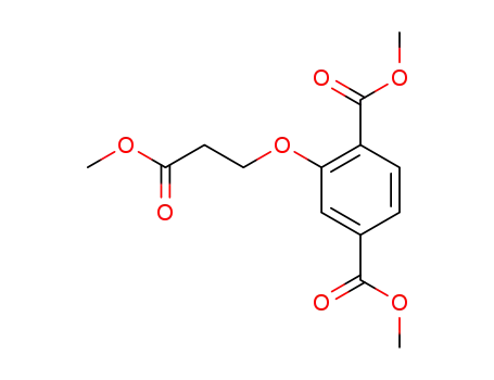 3-<2,5-Bis-methoxycarbonyl-phenoxy>-propionsaeure-methylester