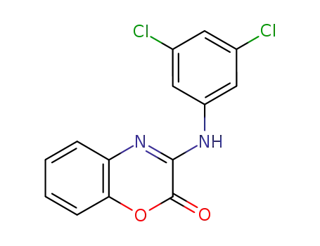 Molecular Structure of 27411-86-5 (3-(3,5-dichloro-anilino)-benzo[1,4]oxazin-2-one)