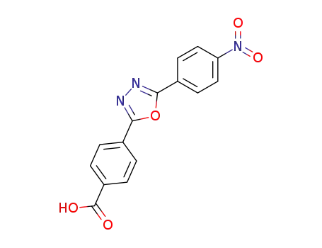 4-[5-(4-nitro-phenyl)-[1,3,4]oxadiazol-2-yl]-benzoic acid