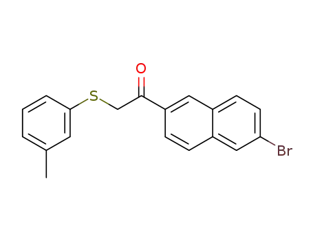 (3-Methylphenyl)-(6-brom-2-naphthacyl)-sulfid