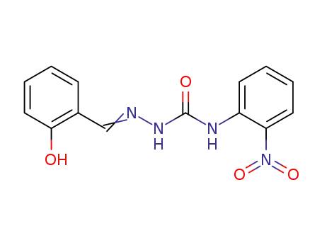 o-Hydroxybenzaldehyd-o-nitro-phenyl-semicarbazon
