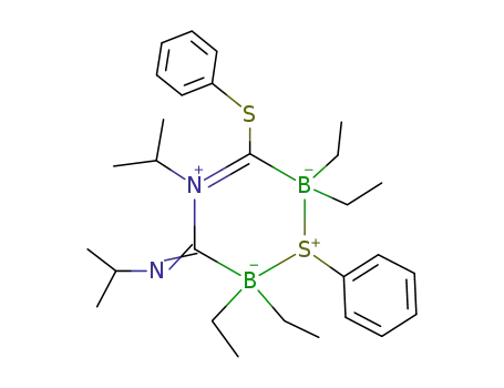 (diethylboranyl-isopropylimino-methyl)-(diethylboranyl-phenylsulfanyl-methylene)-isopropyl-ammonium; benzenethiolate