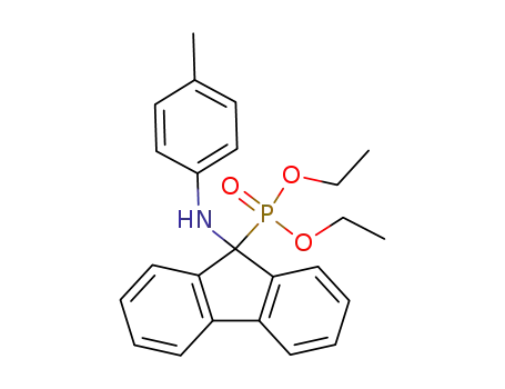 Molecular Structure of 62614-13-5 (Phosphonic acid, [9-[(4-methylphenyl)amino]-9H-fluoren-9-yl]-, diethyl
ester)