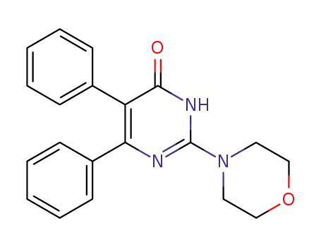 2-morpholin-4-yl-5,6-diphenyl-3<i>H</i>-pyrimidin-4-one