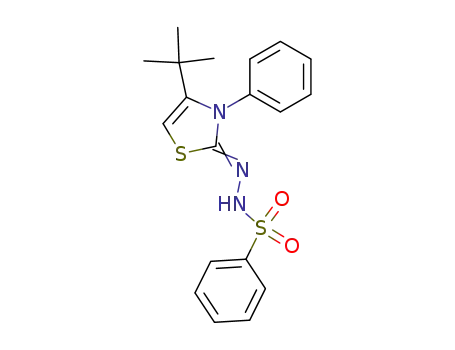 4-<i>tert</i>-butyl-3-phenyl-3<i>H</i>-thiazol-2-one benzenesulfonylhydrazone