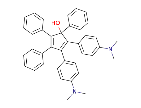 1,4,5-Triphenyl-2,3-bis-<4-dimethylamino-phenyl>-cyclopentadien-(2,4)-ol-(1)