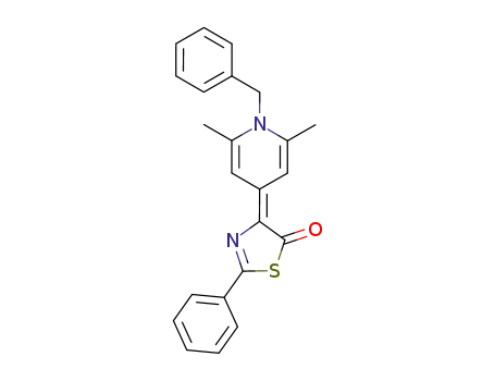 4-(1-benzyl-2,6-dimethyl-1<i>H</i>-pyridin-4-ylidene)-2-phenyl-4<i>H</i>-thiazol-5-one
