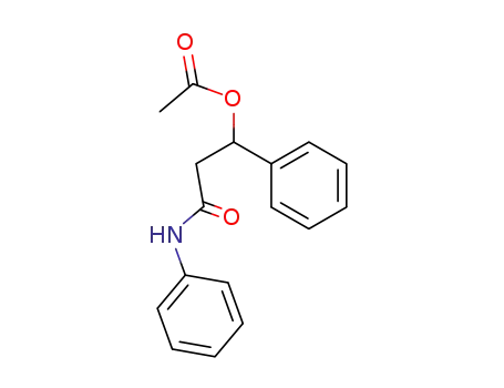 3-Acetoxy-3-phenyl-propionsaeure-anilid