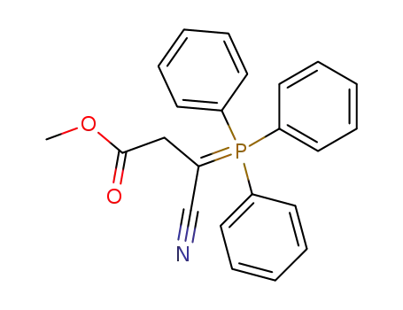 3-Cyano-3-(triphenyl-λ<sup>5</sup>-phosphanylidene)-propionic acid methyl ester