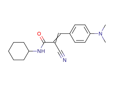 N-Cyclohexyl-(4-dimethylamino-benzal)-cyanacetamid