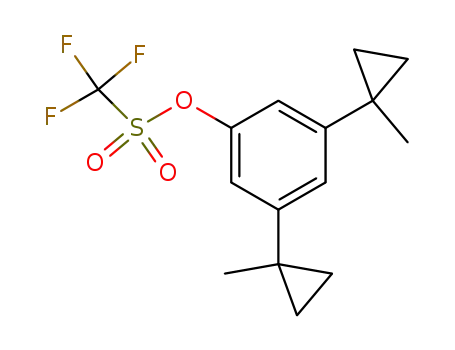 Methanesulfonic acid, trifluoro-, 3,5-bis(1-methylcyclopropyl)phenyl
ester