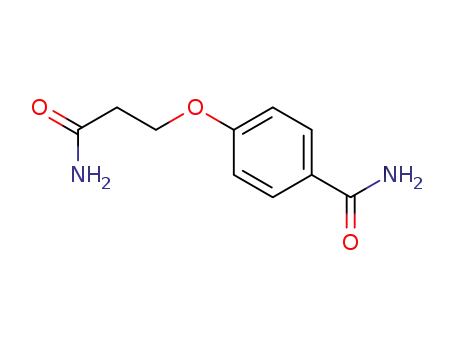 Molecular Structure of 91880-47-6 (3-<4-Carbamoyl-phenoxy>-propionamid)