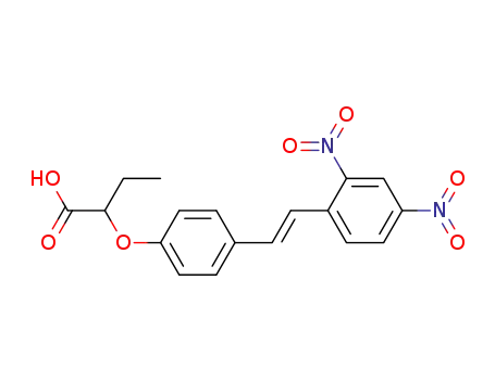 trans-2',4'-Dinitro-4-(α-carboxypropioxy)-stilben