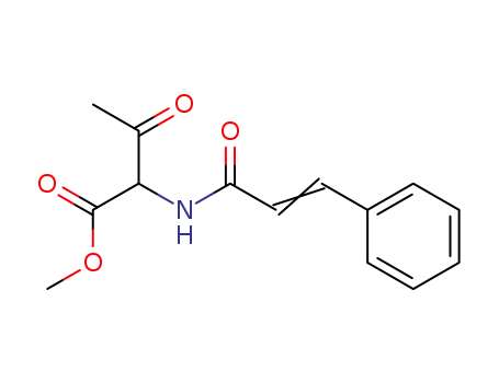 2-Cinnamoylamino-acetessigsaeure-methylester