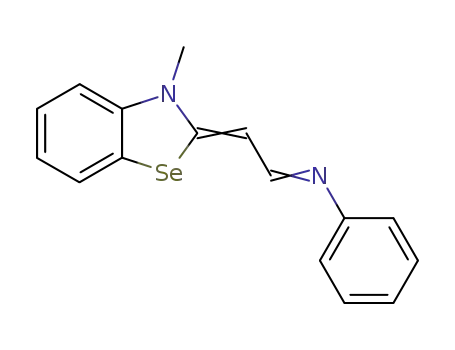<i>N</i>-[2-(3-methyl-3<i>H</i>-benzoselenazol-2-ylidene)-ethylidene]-aniline