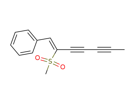 trans-Methyl-<1-phenyl-hept-1-en-3.5-diinyl>-sulfon