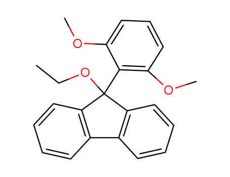 Molecular Structure of 63398-16-3 (9H-Fluorene, 9-(2,6-dimethoxyphenyl)-9-ethoxy-)