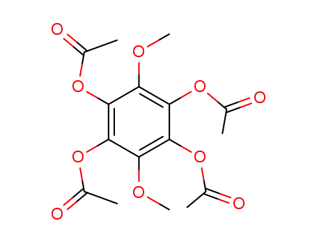 1,4-Dimethoxy-2,3,5,6-tetraacetoxy-benzol