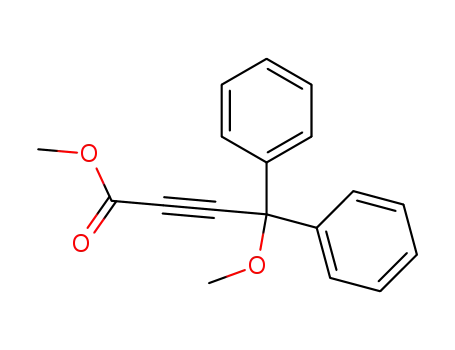 4-Methoxy-4,4-diphenyl-butin-<sup>(2)</sup>-saeure-methylester