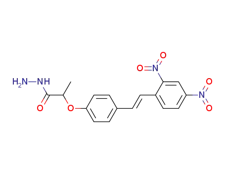 trans-2',4'-Dinitro-4-(α-carboxyethoxy)-stilben-hydrazid