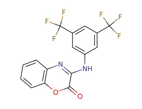 3-(3,5-bis-trifluoromethyl-anilino)-benzo[1,4]oxazin-2-one