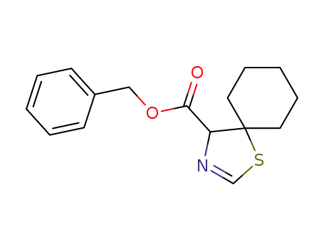 1-thia-3-aza-spiro[4.5]dec-2-ene-4-carboxylic acid benzyl ester