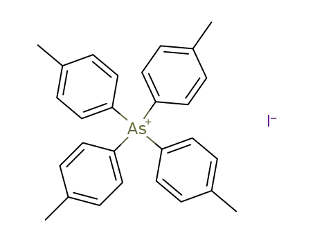 tetra-<i>p</i>-tolyl-arsonium; iodide