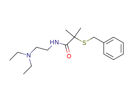 α-Benzylmercapto-isobuttersaeure-(2-diethylamino-ethyl)-amid