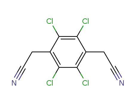 Molecular Structure of 55405-39-5 (1,4-Benzenediacetonitrile, 2,3,5,6-tetrachloro-)
