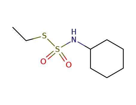 N-Cyclohexyl-amidosulfonsaeure-thioaethylester