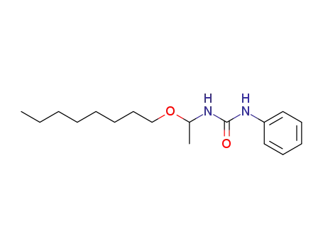 1-(1-Octyloxy-ethyl)-3-phenyl-urea